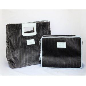 Stylish Falcon Feather Velvet bag with laptop case